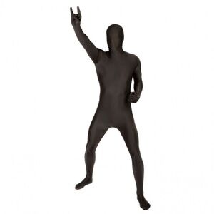 Youth L - Black Full Morph Suit